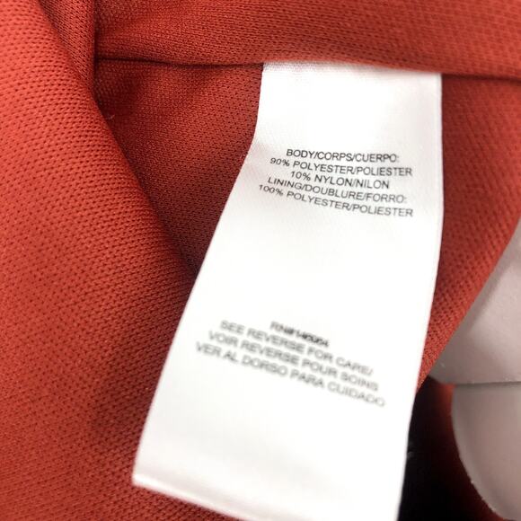 JULIA JORDAN Women's Twist Front Dress Size 14 Rust Orange Flutter Sleeve NWOT - Picture 12 of 13